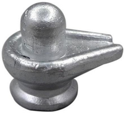 Sitare Pure Mercury Parad 27.5 gms Shiva Shivling Decorative Showpiece  -  2 cm(Silver Plated, Grey)