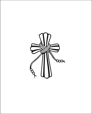 Vijaya enterprises 91 cm Jesus chirst oncross wall sticker size(60x79 cm) Self Adhesive Sticker(Pack of 1)