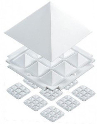 Kesar Zems Decorative Showpiece  -  7.5 cm(Plastic, White)