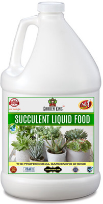 Garden King Succulent Food Fertilizer Liquid Fertilizer, Premium Essential Liquid Fertilizer for for the Best Growth of Succulent Plants with Growth Nutrients and Charged Micro-organism Pesticide(1 L, Pellets)
