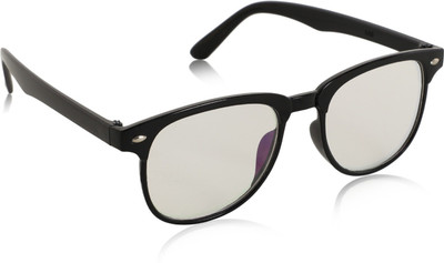 Alchiko Round, Wayfarer Sunglasses(For Men & Women, Clear)