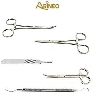 ARINEO SURGICAL INSTRUMENT SET 5.PCS Utility Forceps