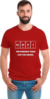 SmarTee Street Printed Men Round Neck Red T-Shirt