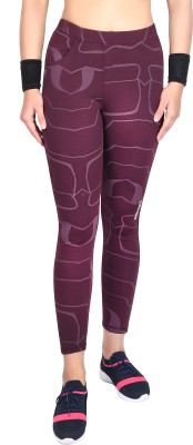 Euro Monkk Printed Women Maroon Tights