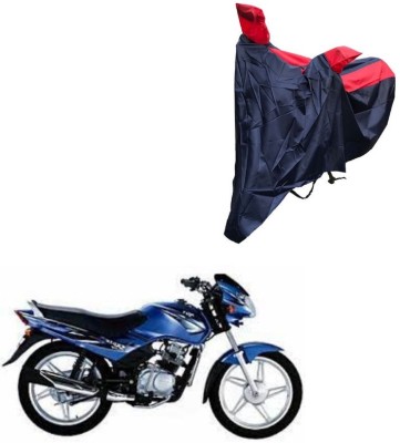 Oshotto Waterproof Two Wheeler Cover for TVS Dust and Water Proof Double Mirror Pocket Taffeta Bike Body Cover Compatible with TVS Star Sport(Red, Blue)