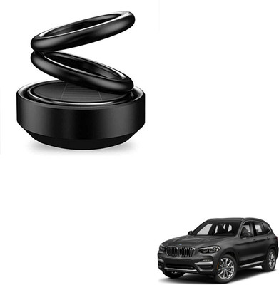 SEMAPHORE Sweet Odour Diffuser Solar Energy Rotating Car Perfume with Long Lasting Mixed Fragrance(Black) Compatible with BMW X3(1 Units)