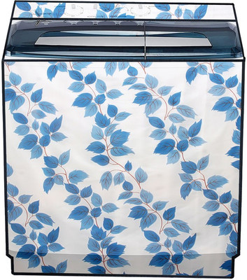 Nitasha Semi-Automatic Washing Machine  Cover(Width: 63 cm, White, Blue)