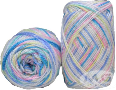 KNIT KING G-Ball Blue Lily (300 gm) Wool Ball Hand knitting wool / Art Craft soft fingering crochet hook yarn, needle knitting yarn thread dyed O SM-M SM-N SM-OH