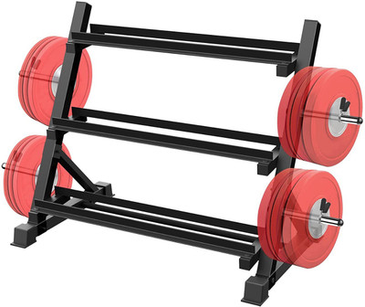 IBS 3- Tier 38'' Width Dumbbell Barbell Weight Rack, Weight Capacity Storage Stand Dumbbell Stand