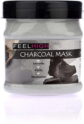 feelhigh cosmetics charcoal face pack(500 ml)