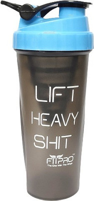 FitPro 700 ml Plastic Shaker(Pack of 1, Blue)