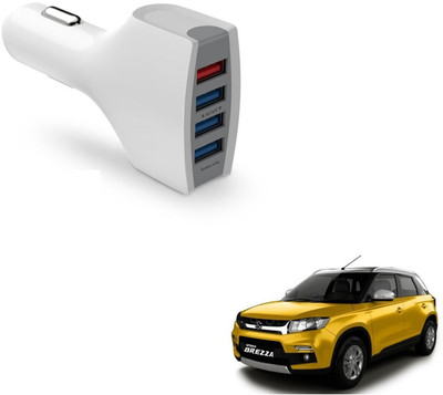 AuTO ADDiCT 21 W Turbo Car Charger(White, With USB Cable)