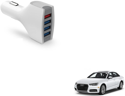 AuTO ADDiCT 21 W Turbo Car Charger(White, With USB Cable)