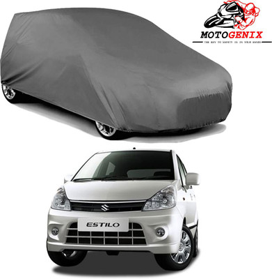 MOTOGENIX Car Cover For Maruti Suzuki Zen Estilo (Without Mirror Pockets)(Grey)