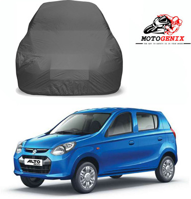 MOTOGENIX Car Cover For Maruti Suzuki Alto 800 (Without Mirror Pockets)(Grey)