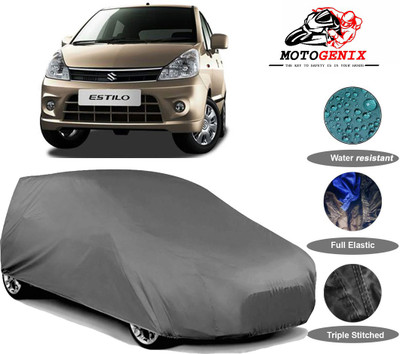 MOTOGENIX Car Cover For Maruti Suzuki Zen Estilo (Without Mirror Pockets)(Grey)