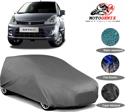MOTOGENIX Car Cover For Maruti Suzuki Zen Estilo (Without Mirror Pockets)(Grey)