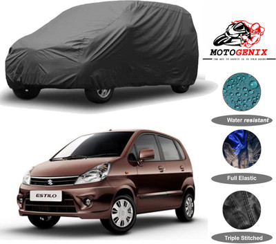 MOTOGENIX Car Cover For Maruti Suzuki Zen Estilo (Without Mirror Pockets)(Grey)