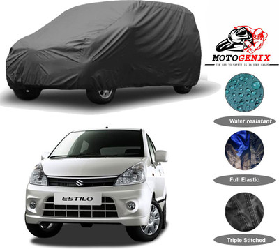 MOTOGENIX Car Cover For Maruti Suzuki Zen Estilo (Without Mirror Pockets)(Grey)