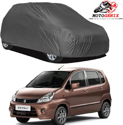 MOTOGENIX Car Cover For Maruti Suzuki Zen Estilo (Without Mirror Pockets)(Grey)