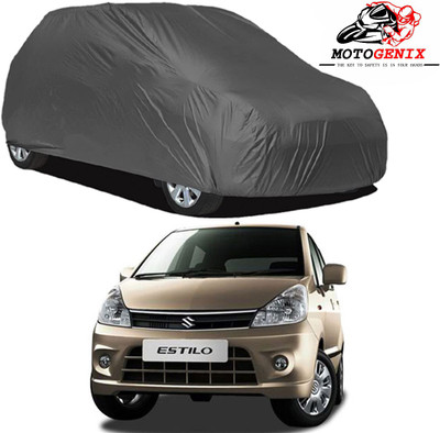 MOTOGENIX Car Cover For Maruti Suzuki Zen Estilo (Without Mirror Pockets)(Grey)