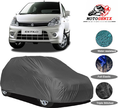 MOTOGENIX Car Cover For Maruti Suzuki Zen Estilo (Without Mirror Pockets)(Grey)