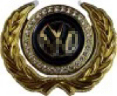 Cloudsale Emblem for Car(Gold, Black)