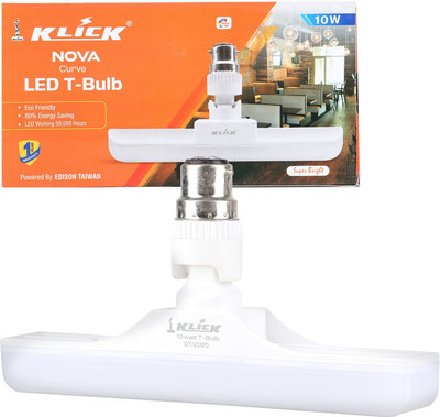 KLICK 10 Watt Flat T LED LED Light Linear LED Lamp for Home & Offices (Creamy White) Recessed Ceiling Light Ceiling Lamp(White)