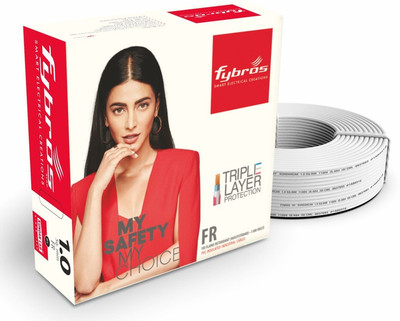 Fybros FR 1 sq/mm White 90 m Wire(White)