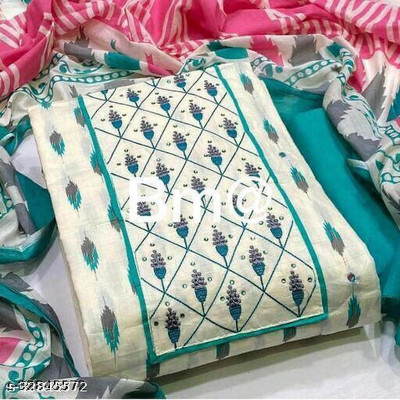 vinayak fashion Cotton Blend Printed Kurta & Churidar Material