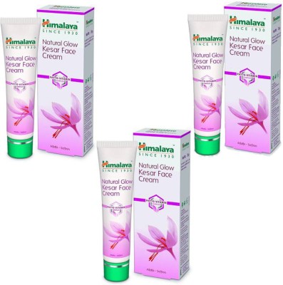 HIMALAYA Natural Glow Kesar Fairness Face Cream (Pack of 3 X 50G)(150 g)