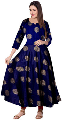 Disha Gallery LIVE Flared/A-line Gown(Blue)