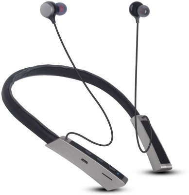 GUG Strom Neo Wireless Neckband|20H Playback|IPX 5||Noise-Cancelling| Boom Bass+HD Bluetooth Headset(Black, In the Ear)