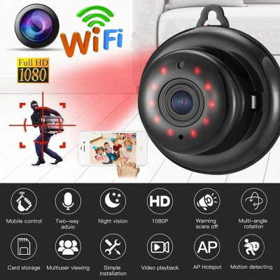 JRONJ Wireless IP Camera, Cloud-Based Storage, Night Vision, Two Way Communication Security Camera(64 GB, 1 Channel)