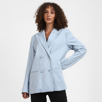 deals Women’s Reebok Classics Washed Denim Track Jacket | NDGARMENT Full Sleeve Solid Women Denim Jacket