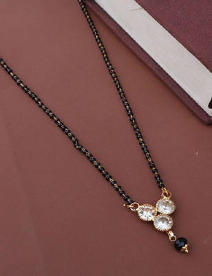 Jewel WORLD Alloy Gold-plated Silver, Black Jewellery Set(Pack of 1)