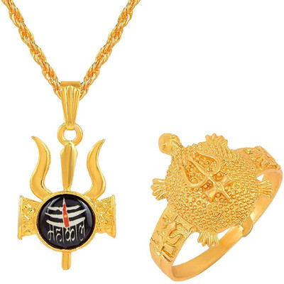 morir Brass Gold-plated Gold Jewellery Set(Pack of 1)