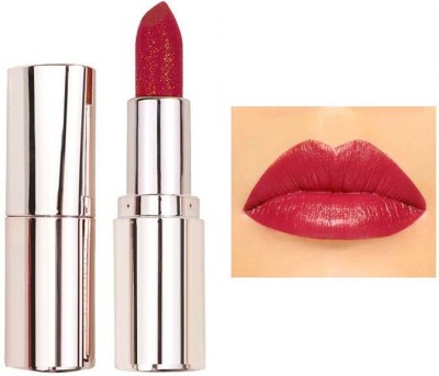 tanvi27 NEW Diamond Sine Metallic,Fast-Drying Long Lasting Shinning Pink lipstick(RED, 3.8 g)