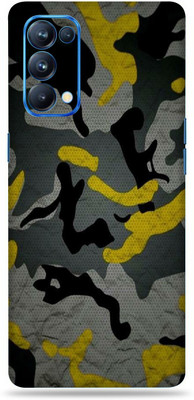 Satisfactory Oppo Reno 5 Pro Mobile Back Skin Mobile Skin(Multicolor)