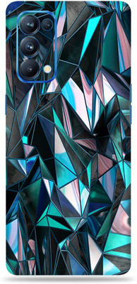 Satisfactory Oppo Reno 5 Pro Mobile Back Skin Mobile Skin(Multicolor)