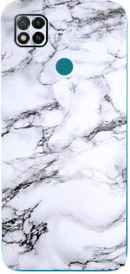 BugguSkin Redmi 9 Activ, redmi 9activ Mobile Skin(Ultra Super Milky White Marble Skin With High Matte Finish., Mobile Skin (Back+Side+Camera))