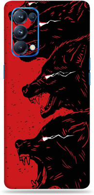 Satisfactory Oppo Reno 5 Pro Mobile Back Skin Mobile Skin(Multicolor)