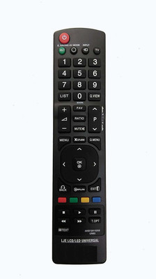 SHIELDGUARD LED/LCD TV Universal Remote No. 220, Compatible for  LED/LCD TV LG Remote Controller(Black)