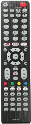 LipiWorld RM-L1462 LCD Smart TV Universal Remote Control with Netflix Hotstar YouTube Function Compatible for  LED LCD All Non Branded/Local/Chinese Remote Controller(Black)