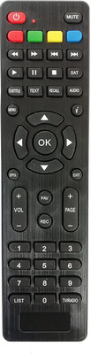 LipiWorld Set Top Box Remote Control Compatible for  Swaroop Remote Controller(Black)