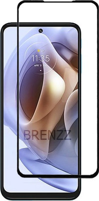 BRENZZ Edge To Edge Tempered Glass for Moto G31, Motorola Moto G31, Motorola G31(Pack of 1)