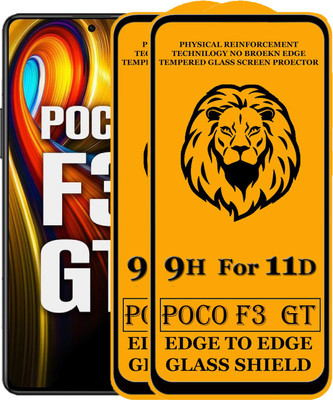 Dream Edge To Edge Tempered Glass for Poco F3 GT(Pack of 2)