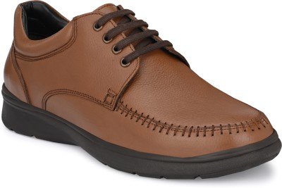 CARLO ROMANO Officewear/Partywear/Formal Shoes Lace Up For Men(Tan , 9)