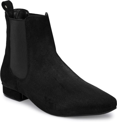 CARLO ROMANO Stylish Ankle Boots Boots For Women(Black , 4)