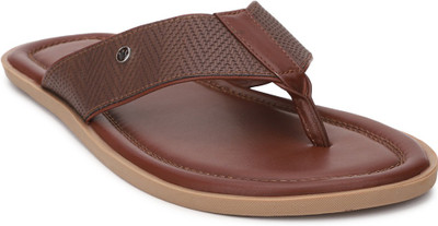 LOUIS PHILIPPE Men Flip Flops(Maroon , 7)